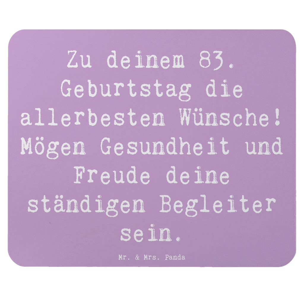 Mauspad Spruch 83. Geburtstag Glückwünsche Mousepad, Computer zubehör, Büroausstattung, PC Zubehör, Arbeitszimmer, Mauspad, Einzigartiges Mauspad, Designer Mauspad, Mausunterlage, Mauspad Büro, Geburtstag, Geburtstagsgeschenk, Geschenk