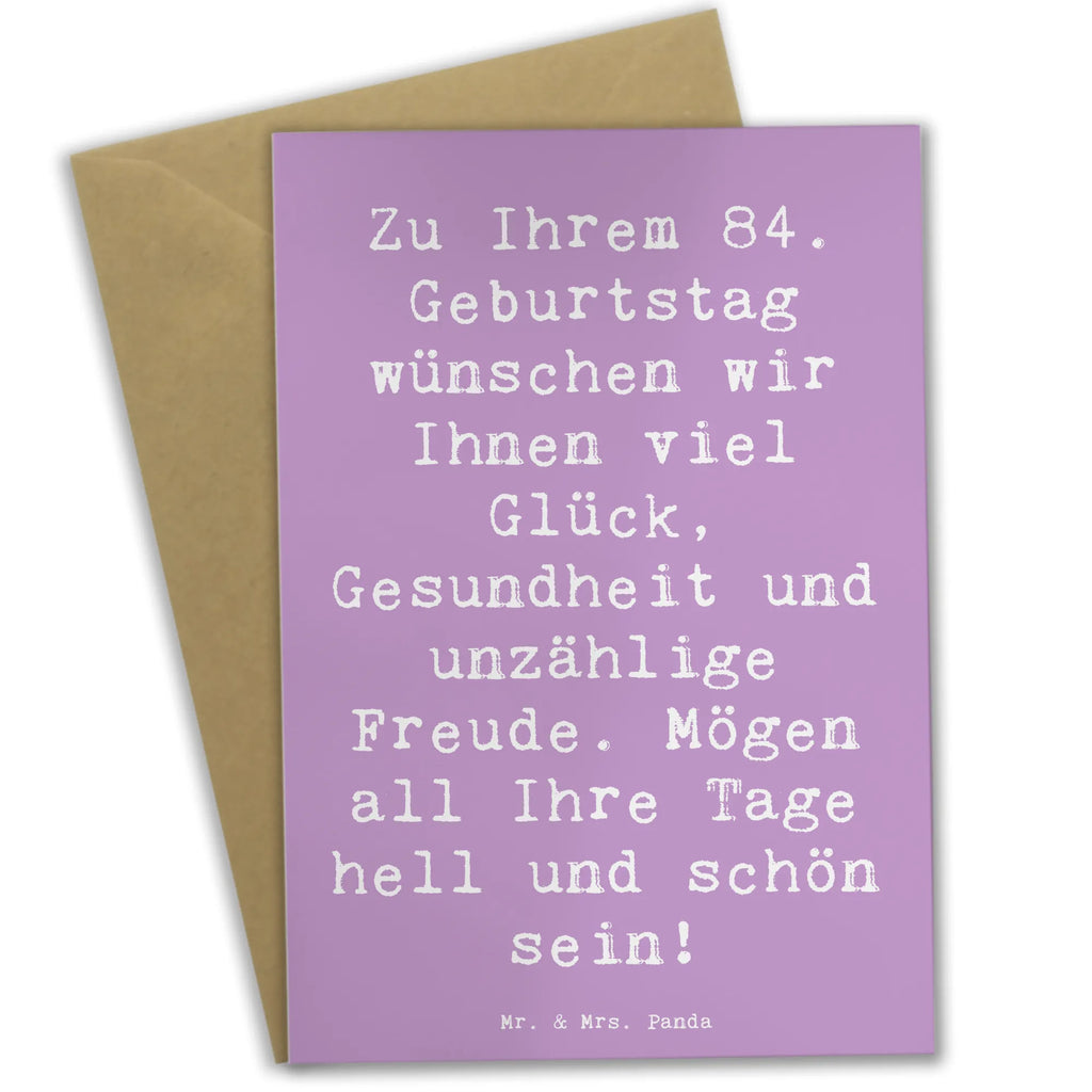 Grußkarte Spruch 84. Geburtstag Glückwünsche Grußkarte, Klappkarte, Einladungskarte, Glückwunschkarte, Hochzeitskarte, Geburtstagskarte, Karte, Ansichtskarten, Geburtstag, Geburtstagsgeschenk, Geschenk