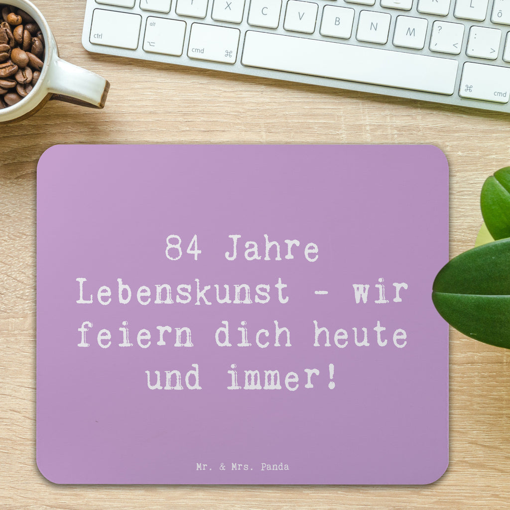 Mauspad Spruch 84. Geburtstag Lebenskunst Mousepad, Computer zubehör, Büroausstattung, PC Zubehör, Arbeitszimmer, Mauspad, Einzigartiges Mauspad, Designer Mauspad, Mausunterlage, Mauspad Büro, Geburtstag, Geburtstagsgeschenk, Geschenk