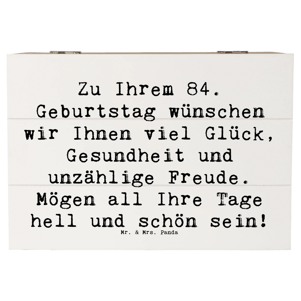 Holzkiste Spruch 84. Geburtstag Glückwünsche Holzkiste, Kiste, Schatzkiste, Truhe, Schatulle, XXL, Erinnerungsbox, Erinnerungskiste, Dekokiste, Aufbewahrungsbox, Geschenkbox, Geschenkdose, Geburtstag, Geburtstagsgeschenk, Geschenk