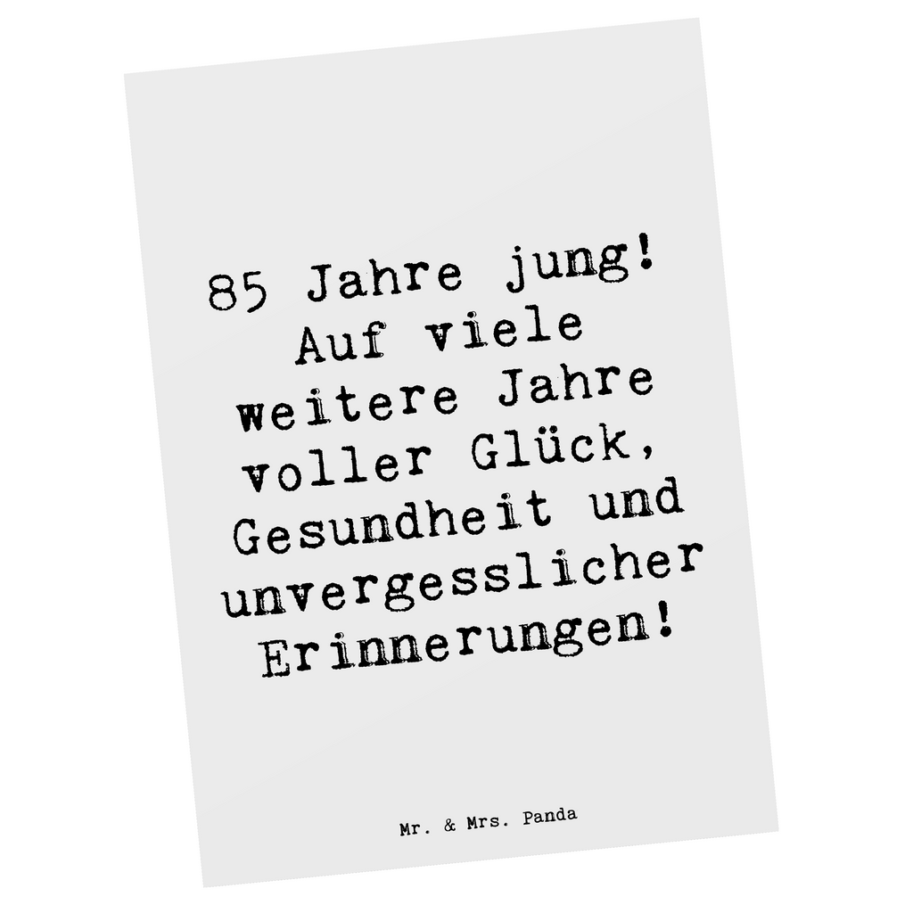 Postkarte Spruch 85. Geburtstag Freude Postkarte, Karte, Geschenkkarte, Grußkarte, Einladung, Ansichtskarte, Geburtstagskarte, Einladungskarte, Dankeskarte, Ansichtskarten, Einladung Geburtstag, Einladungskarten Geburtstag, Geburtstag, Geburtstagsgeschenk, Geschenk