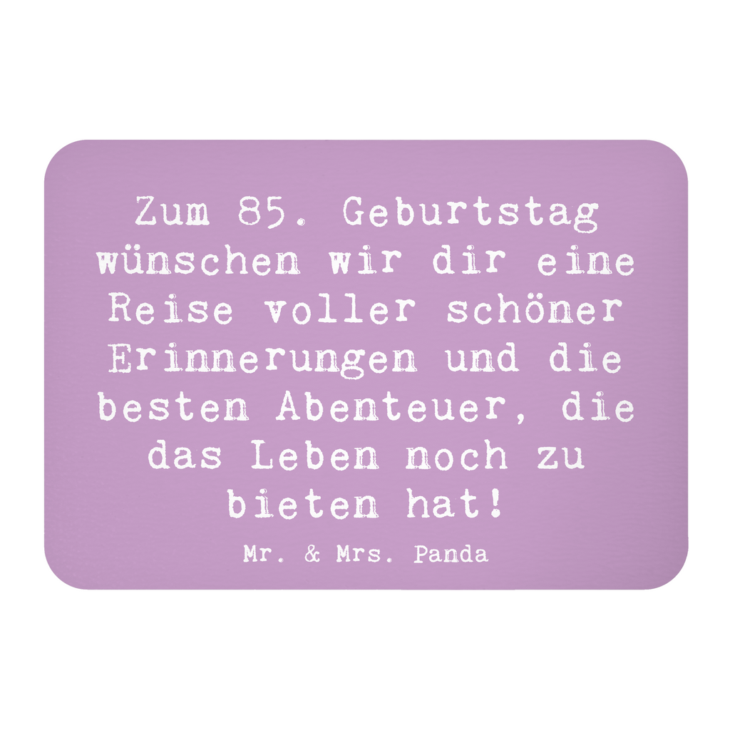 Magnet Spruch 85. Geburtstag Kühlschrankmagnet, Pinnwandmagnet, Souvenir Magnet, Motivmagnete, Dekomagnet, Whiteboard Magnet, Notiz Magnet, Kühlschrank Dekoration, Geburtstag, Geburtstagsgeschenk, Geschenk