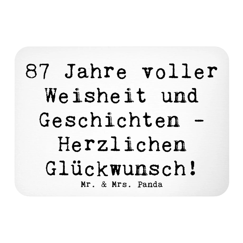 Magnet Spruch 87. Geburtstag Weisheit Kühlschrankmagnet, Pinnwandmagnet, Souvenir Magnet, Motivmagnete, Dekomagnet, Whiteboard Magnet, Notiz Magnet, Kühlschrank Dekoration, Geburtstag, Geburtstagsgeschenk, Geschenk