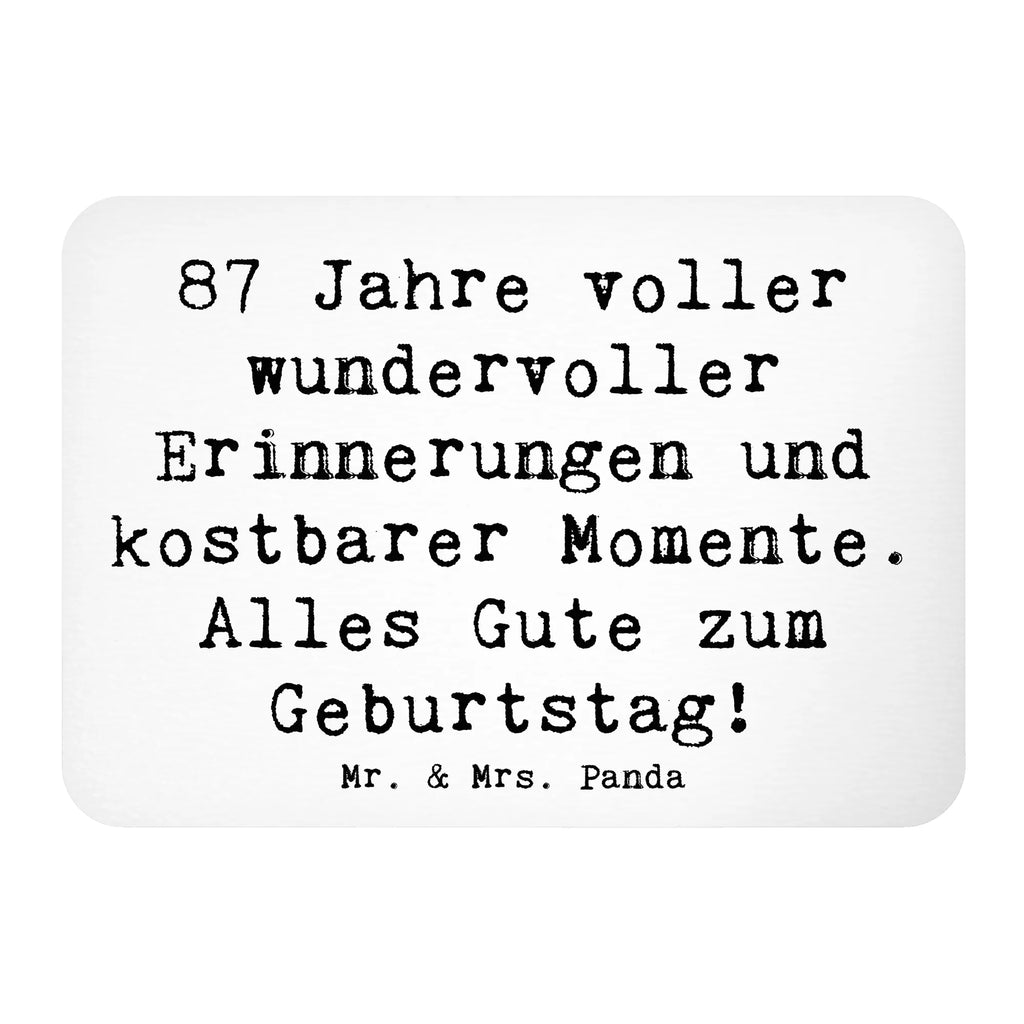 Magnet Spruch 87. Geburtstag Freude Kühlschrankmagnet, Pinnwandmagnet, Souvenir Magnet, Motivmagnete, Dekomagnet, Whiteboard Magnet, Notiz Magnet, Kühlschrank Dekoration, Geburtstag, Geburtstagsgeschenk, Geschenk