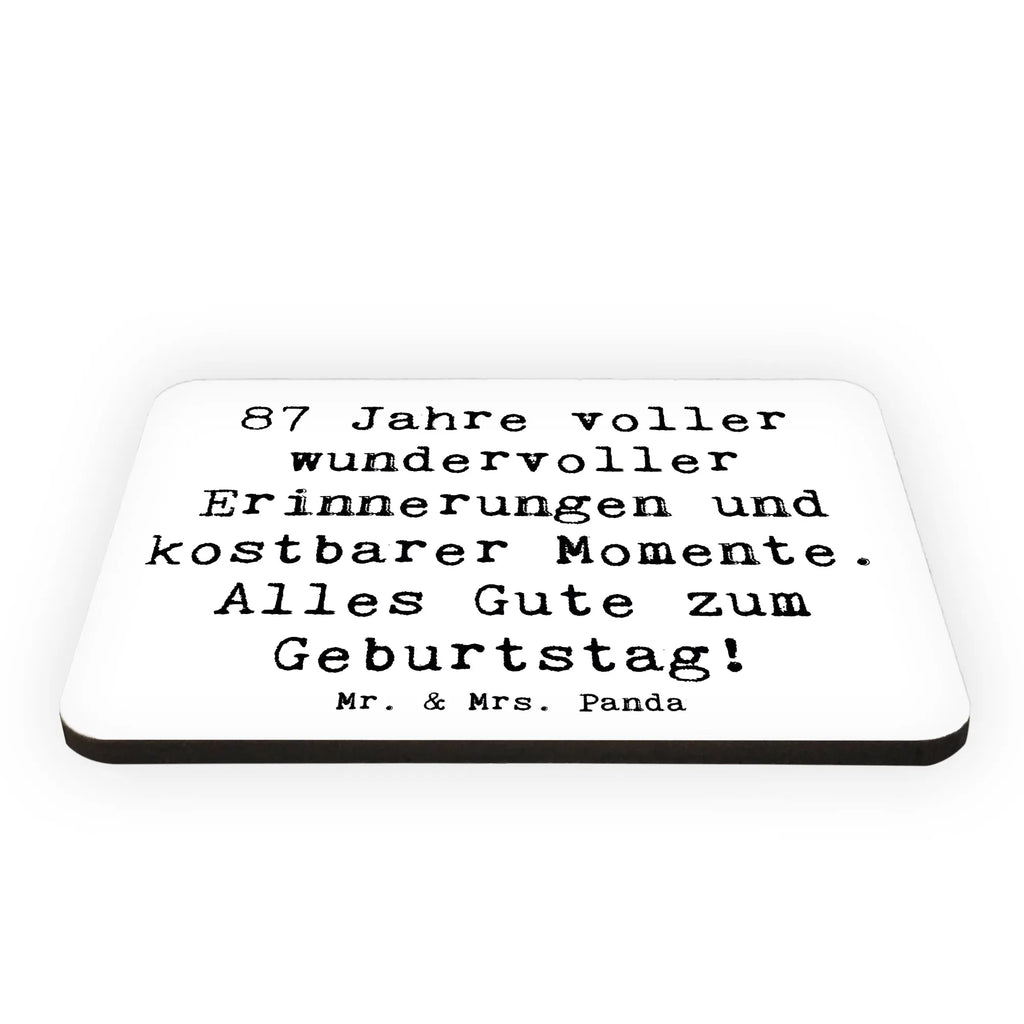 Magnet Spruch 87. Geburtstag Freude Kühlschrankmagnet, Pinnwandmagnet, Souvenir Magnet, Motivmagnete, Dekomagnet, Whiteboard Magnet, Notiz Magnet, Kühlschrank Dekoration, Geburtstag, Geburtstagsgeschenk, Geschenk