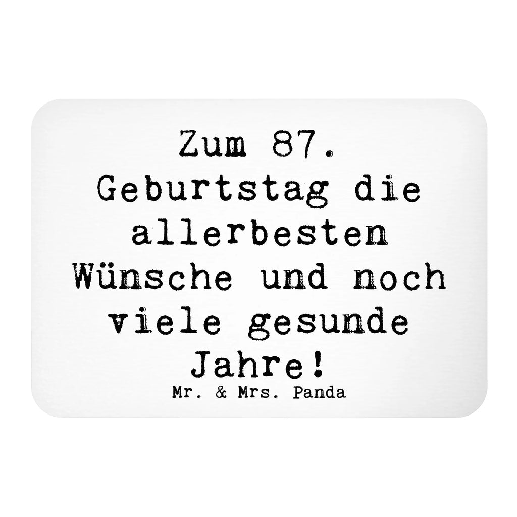 Magnet Spruch 87. Geburtstag Kühlschrankmagnet, Pinnwandmagnet, Souvenir Magnet, Motivmagnete, Dekomagnet, Whiteboard Magnet, Notiz Magnet, Kühlschrank Dekoration, Geburtstag, Geburtstagsgeschenk, Geschenk