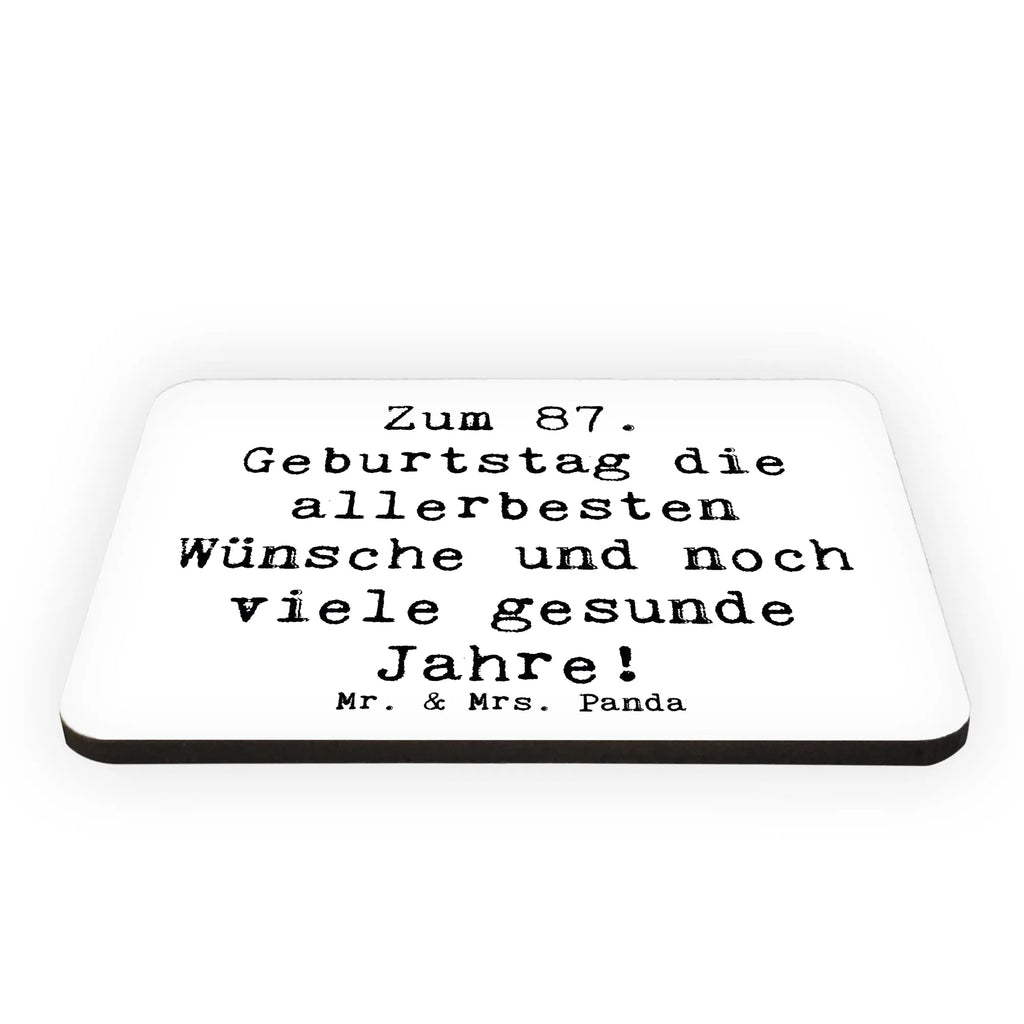 Magnet Spruch 87. Geburtstag Kühlschrankmagnet, Pinnwandmagnet, Souvenir Magnet, Motivmagnete, Dekomagnet, Whiteboard Magnet, Notiz Magnet, Kühlschrank Dekoration, Geburtstag, Geburtstagsgeschenk, Geschenk