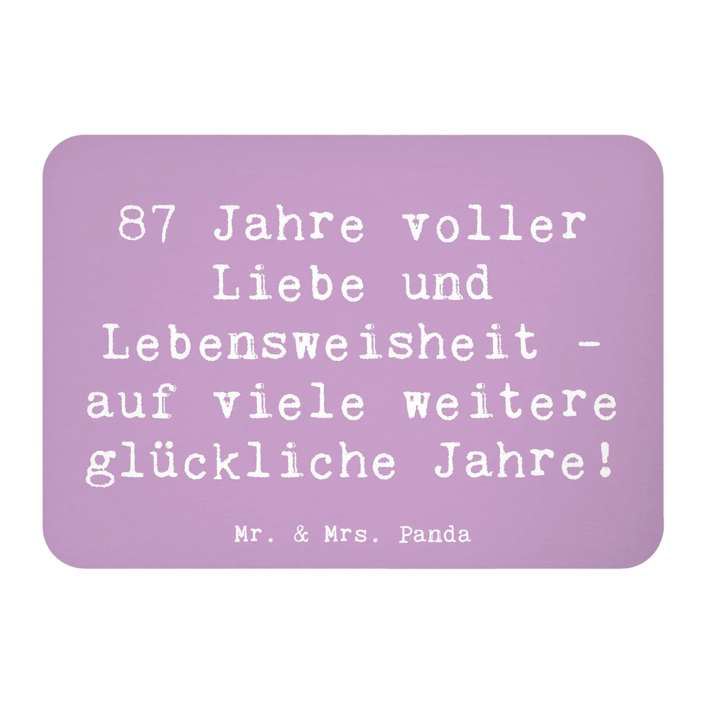 Magnet Spruch 87. Geburtstag Liebe Kühlschrankmagnet, Pinnwandmagnet, Souvenir Magnet, Motivmagnete, Dekomagnet, Whiteboard Magnet, Notiz Magnet, Kühlschrank Dekoration, Geburtstag, Geburtstagsgeschenk, Geschenk