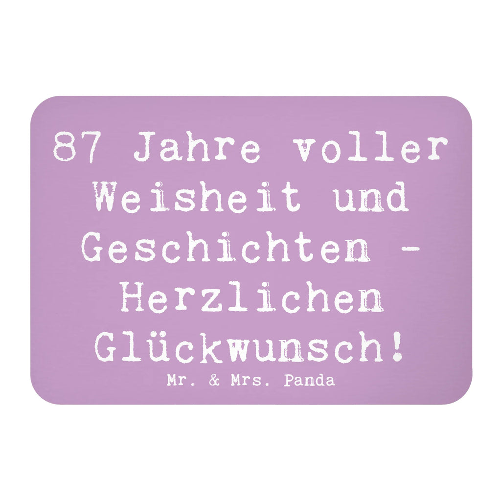 Magnet Spruch 87. Geburtstag Weisheit Kühlschrankmagnet, Pinnwandmagnet, Souvenir Magnet, Motivmagnete, Dekomagnet, Whiteboard Magnet, Notiz Magnet, Kühlschrank Dekoration, Geburtstag, Geburtstagsgeschenk, Geschenk