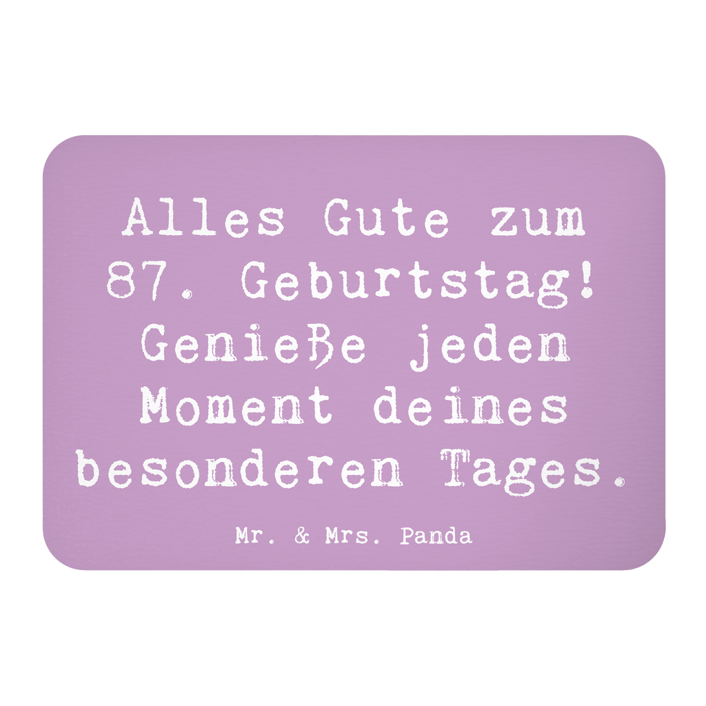 Magnet Spruch 87. Geburtstag Kühlschrankmagnet, Pinnwandmagnet, Souvenir Magnet, Motivmagnete, Dekomagnet, Whiteboard Magnet, Notiz Magnet, Kühlschrank Dekoration, Geburtstag, Geburtstagsgeschenk, Geschenk