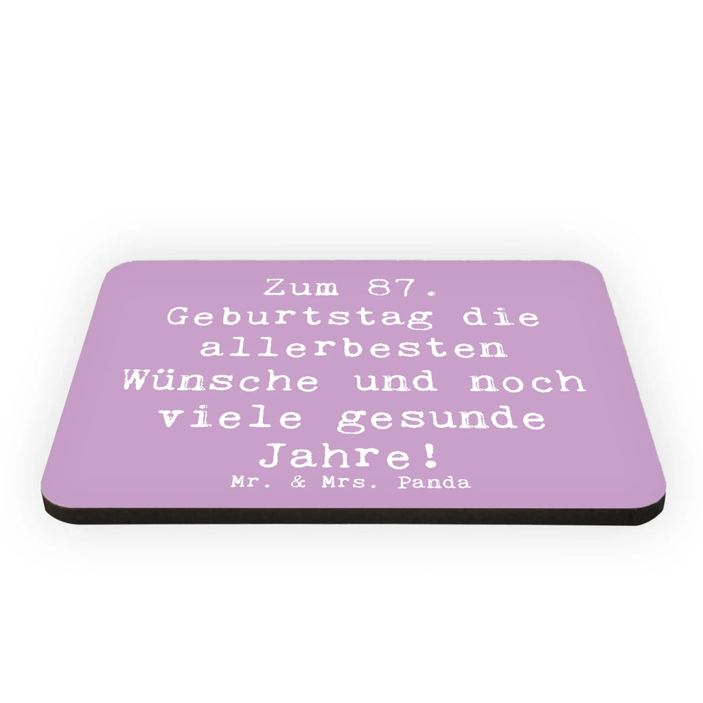 Magnet Spruch 87. Geburtstag Kühlschrankmagnet, Pinnwandmagnet, Souvenir Magnet, Motivmagnete, Dekomagnet, Whiteboard Magnet, Notiz Magnet, Kühlschrank Dekoration, Geburtstag, Geburtstagsgeschenk, Geschenk