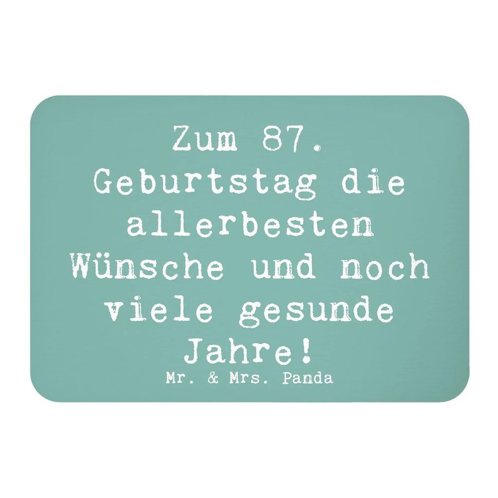 Magnet Spruch 87. Geburtstag Kühlschrankmagnet, Pinnwandmagnet, Souvenir Magnet, Motivmagnete, Dekomagnet, Whiteboard Magnet, Notiz Magnet, Kühlschrank Dekoration, Geburtstag, Geburtstagsgeschenk, Geschenk