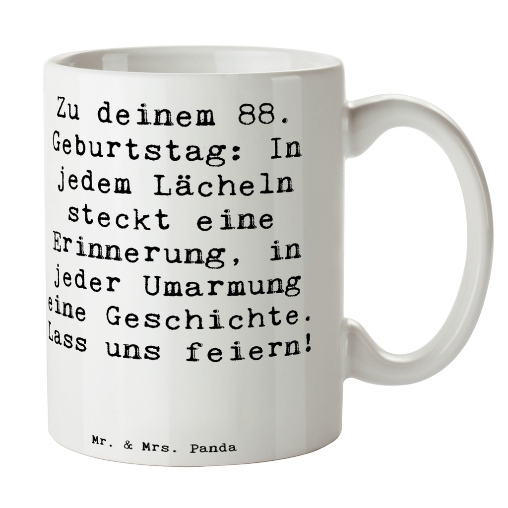 Tasse Spruch 88 Geburtstag Tasse, Kaffeetasse, Teetasse, Becher, Kaffeebecher, Teebecher, Keramiktasse, Porzellantasse, Büro Tasse, Geschenk Tasse, Tasse Sprüche, Tasse Motive, Kaffeetassen, Tasse bedrucken, Designer Tasse, Cappuccino Tassen, Schöne Teetassen, Geburtstag, Geburtstagsgeschenk, Geschenk