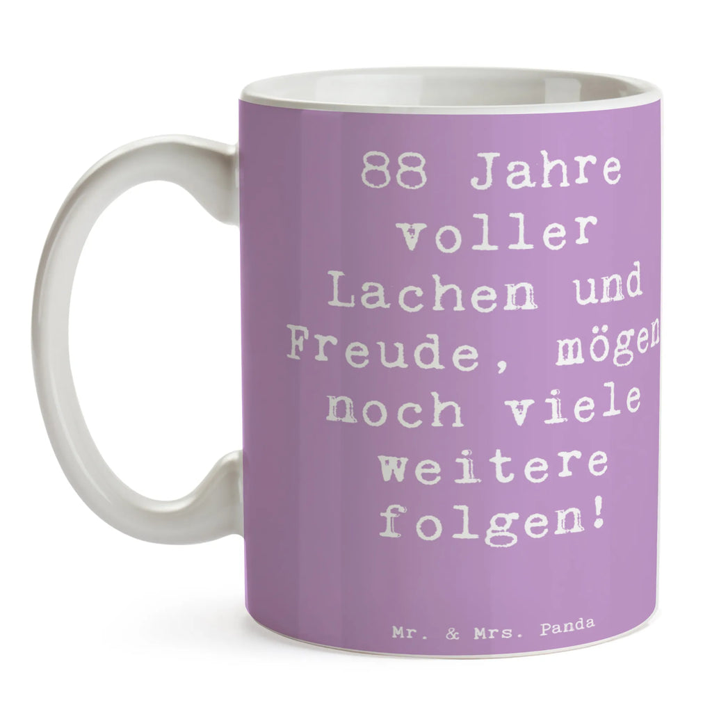 Tasse Spruch 88. Geburtstag Freude Tasse, Kaffeetasse, Teetasse, Becher, Kaffeebecher, Teebecher, Keramiktasse, Porzellantasse, Büro Tasse, Geschenk Tasse, Tasse Sprüche, Tasse Motive, Kaffeetassen, Tasse bedrucken, Designer Tasse, Cappuccino Tassen, Schöne Teetassen, Geburtstag, Geburtstagsgeschenk, Geschenk