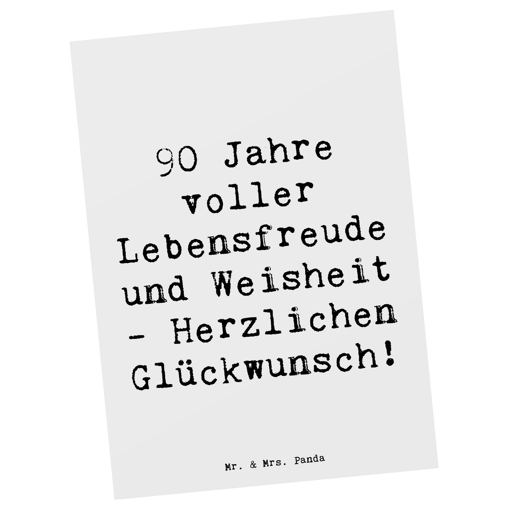 Postkarte Spruch 90. Geburtstag Lebensfreude Postkarte, Karte, Geschenkkarte, Grußkarte, Einladung, Ansichtskarte, Geburtstagskarte, Einladungskarte, Dankeskarte, Ansichtskarten, Einladung Geburtstag, Einladungskarten Geburtstag, Geburtstag, Geburtstagsgeschenk, Geschenk