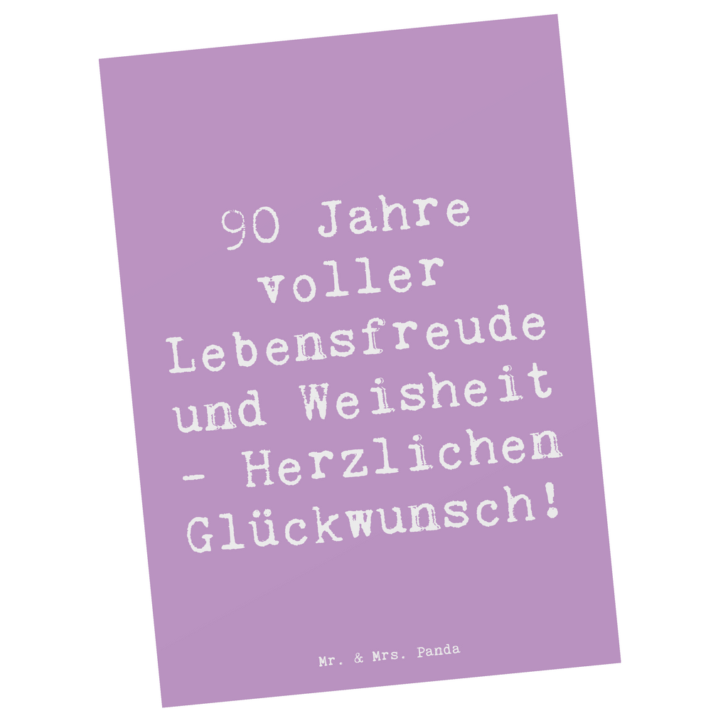 Postkarte Spruch 90. Geburtstag Lebensfreude Postkarte, Karte, Geschenkkarte, Grußkarte, Einladung, Ansichtskarte, Geburtstagskarte, Einladungskarte, Dankeskarte, Ansichtskarten, Einladung Geburtstag, Einladungskarten Geburtstag, Geburtstag, Geburtstagsgeschenk, Geschenk