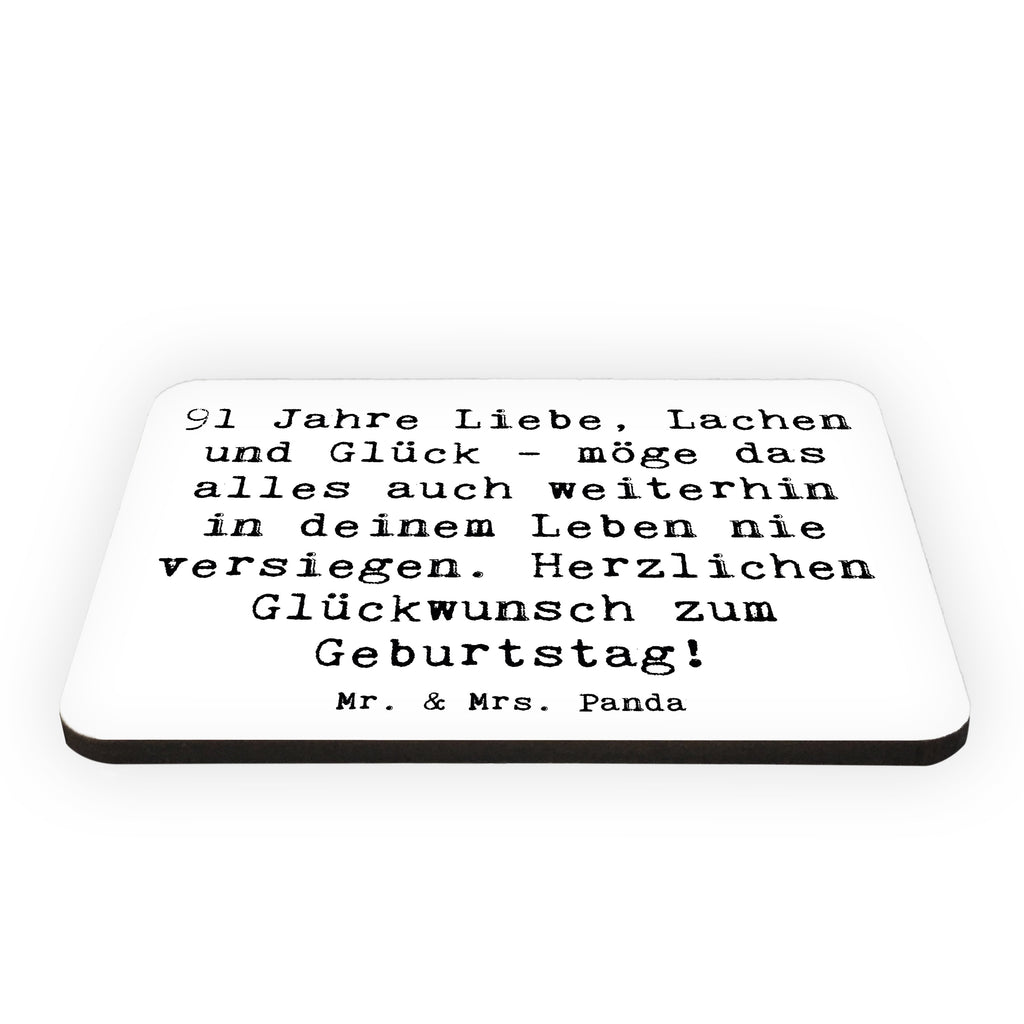 Magnet Spruch 91. Geburtstag Kühlschrankmagnet, Pinnwandmagnet, Souvenir Magnet, Motivmagnete, Dekomagnet, Whiteboard Magnet, Notiz Magnet, Kühlschrank Dekoration, Geburtstag, Geburtstagsgeschenk, Geschenk