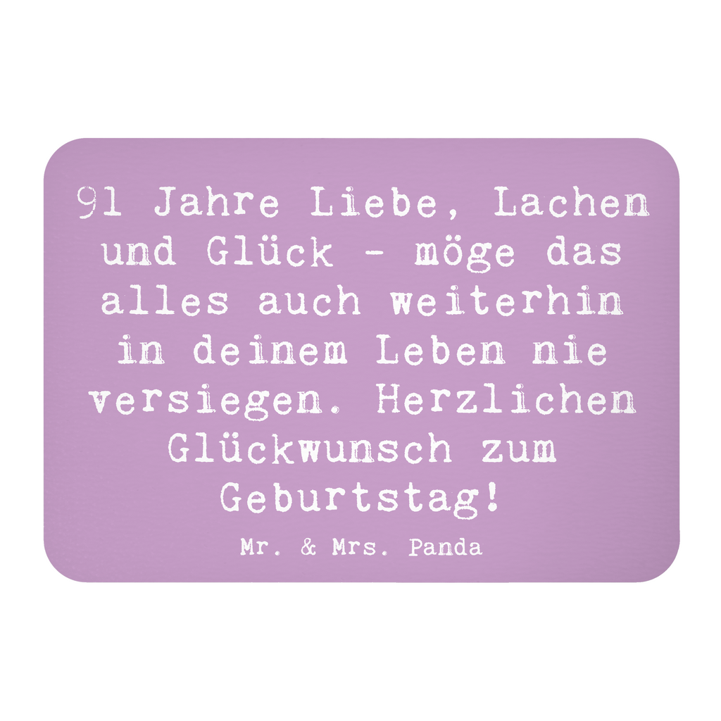 Magnet Spruch 91. Geburtstag Kühlschrankmagnet, Pinnwandmagnet, Souvenir Magnet, Motivmagnete, Dekomagnet, Whiteboard Magnet, Notiz Magnet, Kühlschrank Dekoration, Geburtstag, Geburtstagsgeschenk, Geschenk