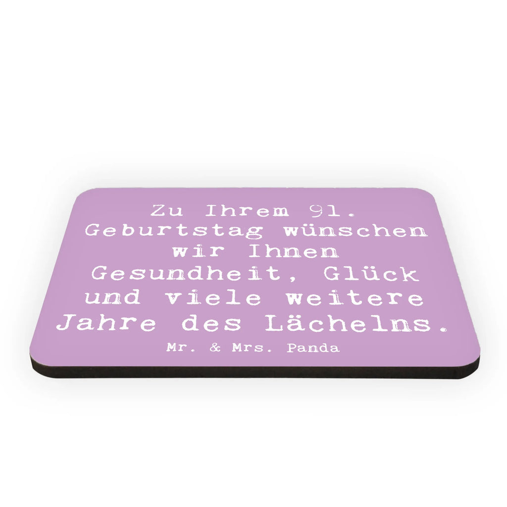 Magnet Spruch 91. Geburtstag Kühlschrankmagnet, Pinnwandmagnet, Souvenir Magnet, Motivmagnete, Dekomagnet, Whiteboard Magnet, Notiz Magnet, Kühlschrank Dekoration, Geburtstag, Geburtstagsgeschenk, Geschenk