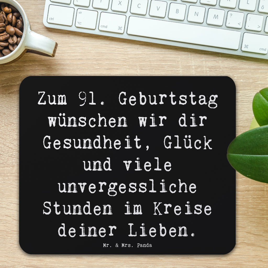 Mauspad Spruch 91. Geburtstag Wünsche Mousepad, Computer zubehör, Büroausstattung, PC Zubehör, Arbeitszimmer, Mauspad, Einzigartiges Mauspad, Designer Mauspad, Mausunterlage, Mauspad Büro, Geburtstag, Geburtstagsgeschenk, Geschenk