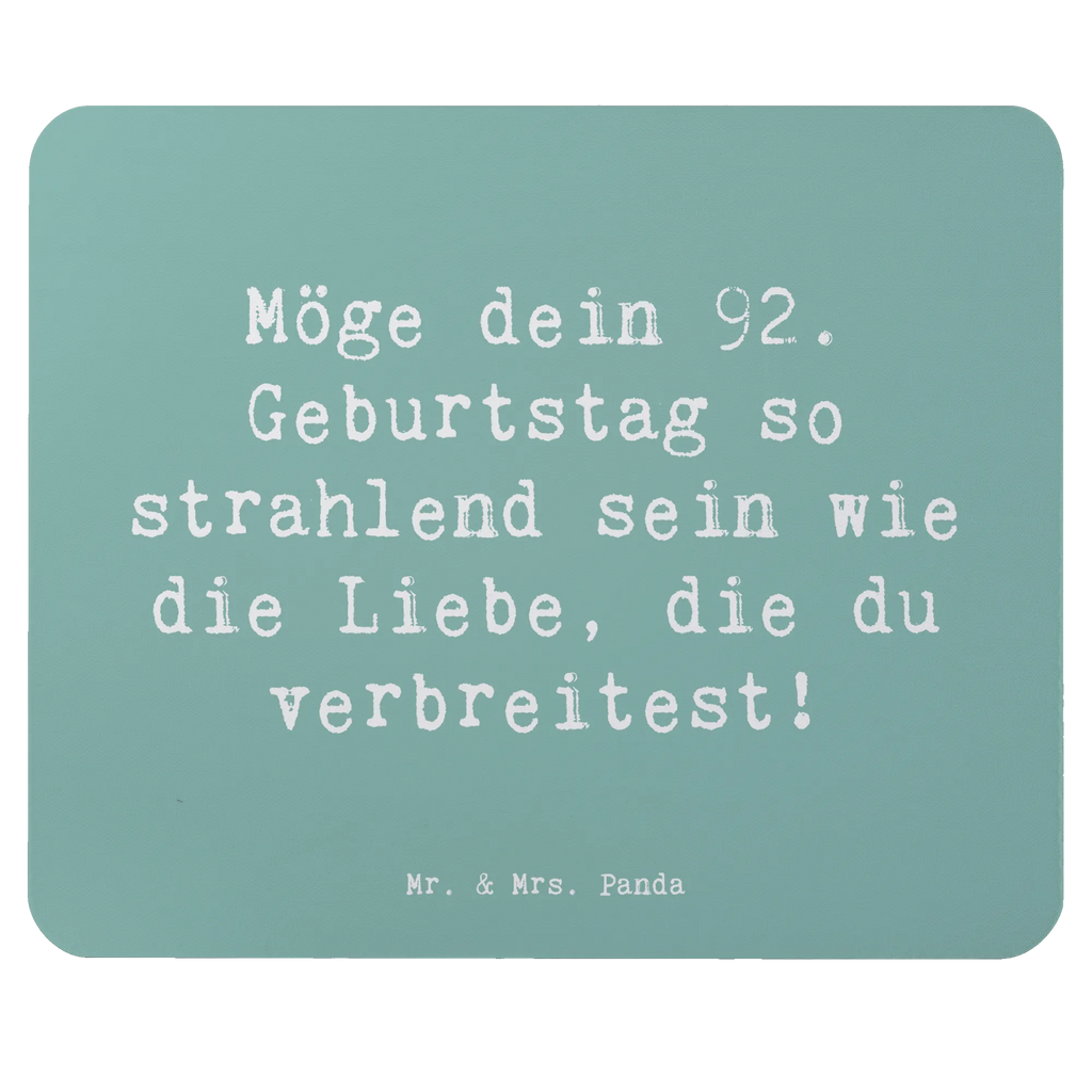 Mauspad Spruch 92. Geburtstag Strahlen Mousepad, Computer zubehör, Büroausstattung, PC Zubehör, Arbeitszimmer, Mauspad, Einzigartiges Mauspad, Designer Mauspad, Mausunterlage, Mauspad Büro, Geburtstag, Geburtstagsgeschenk, Geschenk