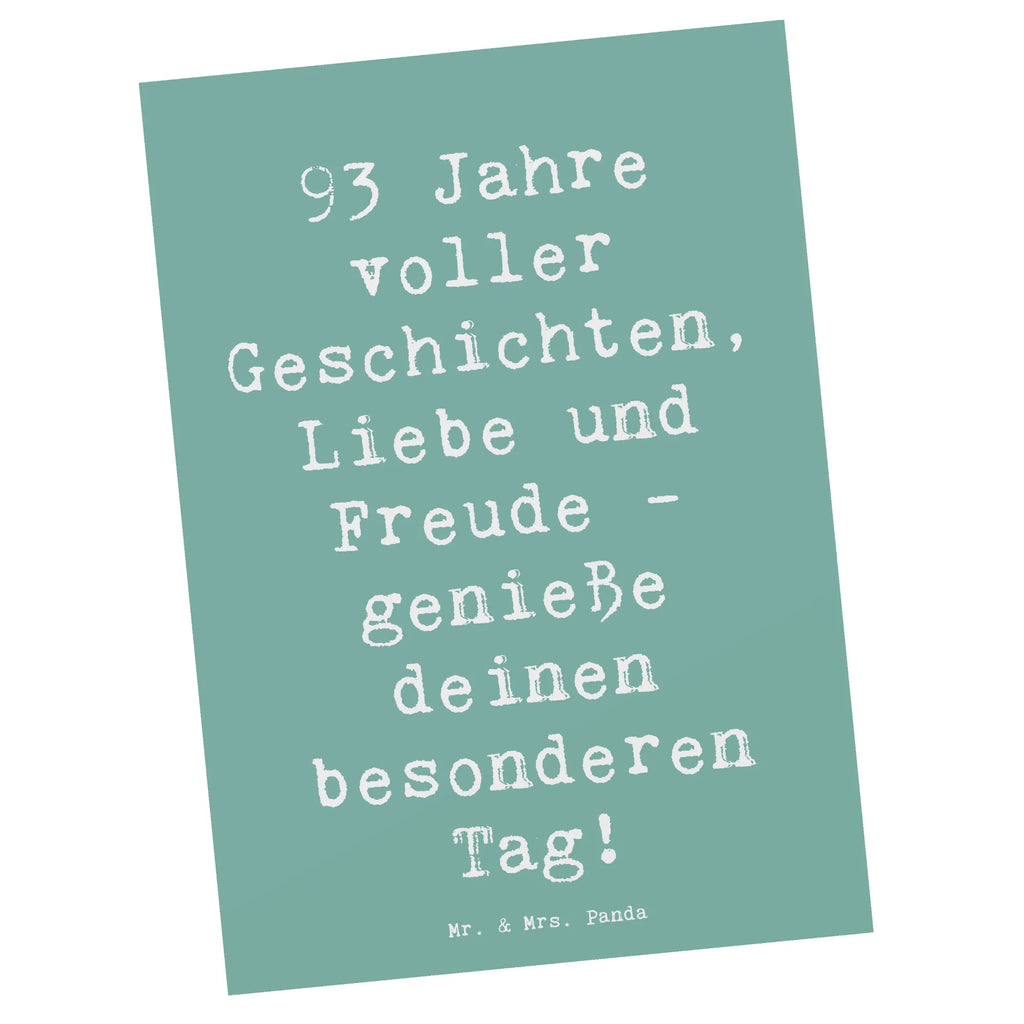 Postkarte Spruch 93. Geburtstag Freude Postkarte, Karte, Geschenkkarte, Grußkarte, Einladung, Ansichtskarte, Geburtstagskarte, Einladungskarte, Dankeskarte, Ansichtskarten, Einladung Geburtstag, Einladungskarten Geburtstag, Geburtstag, Geburtstagsgeschenk, Geschenk