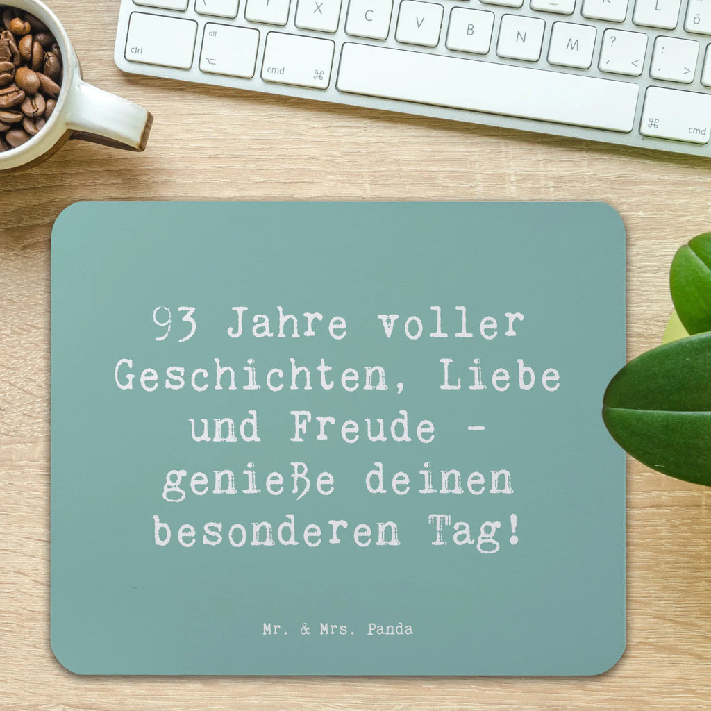 Mauspad Spruch 93. Geburtstag Freude Mousepad, Computer zubehör, Büroausstattung, PC Zubehör, Arbeitszimmer, Mauspad, Einzigartiges Mauspad, Designer Mauspad, Mausunterlage, Mauspad Büro, Geburtstag, Geburtstagsgeschenk, Geschenk