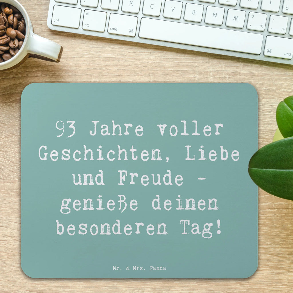 Mauspad Spruch 93. Geburtstag Freude Mousepad, Computer zubehör, Büroausstattung, PC Zubehör, Arbeitszimmer, Mauspad, Einzigartiges Mauspad, Designer Mauspad, Mausunterlage, Mauspad Büro, Geburtstag, Geburtstagsgeschenk, Geschenk