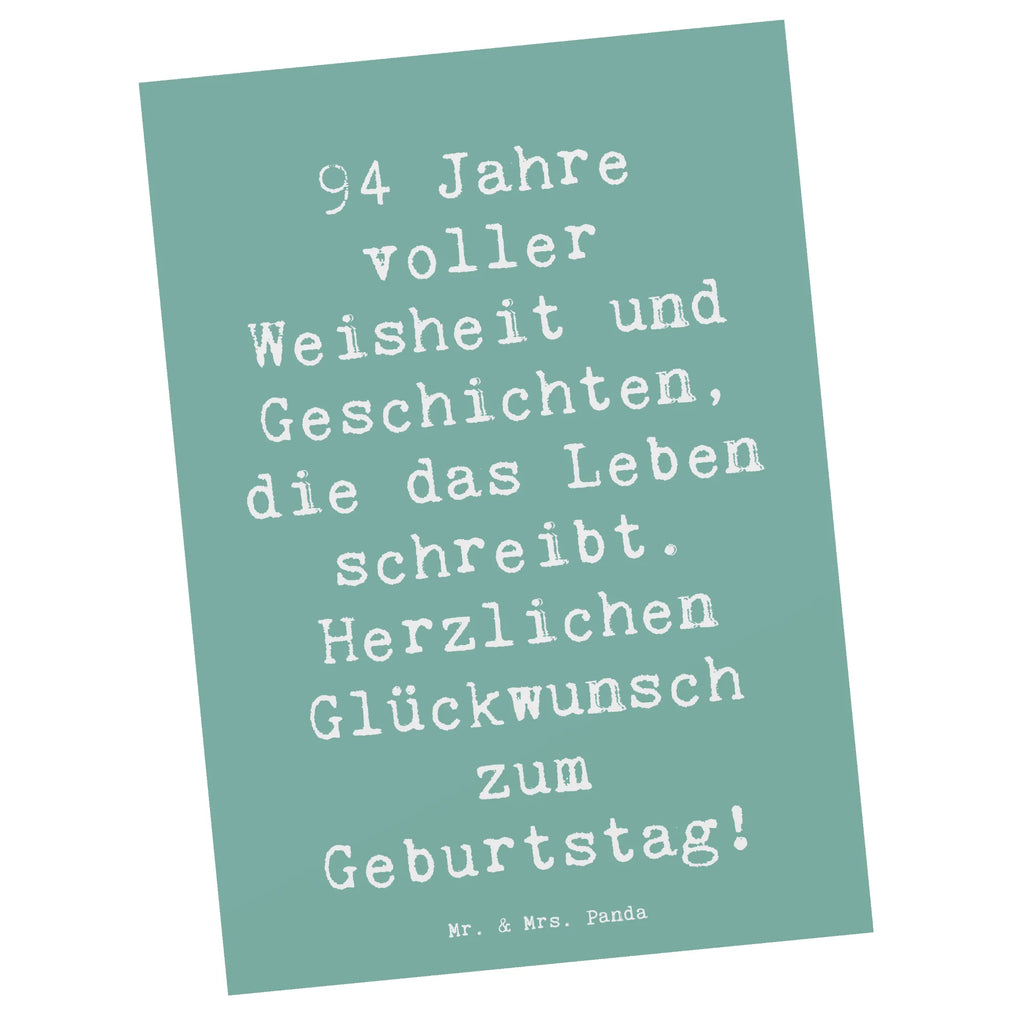 Postkarte Spruch 94. Geburtstag Postkarte, Karte, Geschenkkarte, Grußkarte, Einladung, Ansichtskarte, Geburtstagskarte, Einladungskarte, Dankeskarte, Ansichtskarten, Einladung Geburtstag, Einladungskarten Geburtstag, Geburtstag, Geburtstagsgeschenk, Geschenk