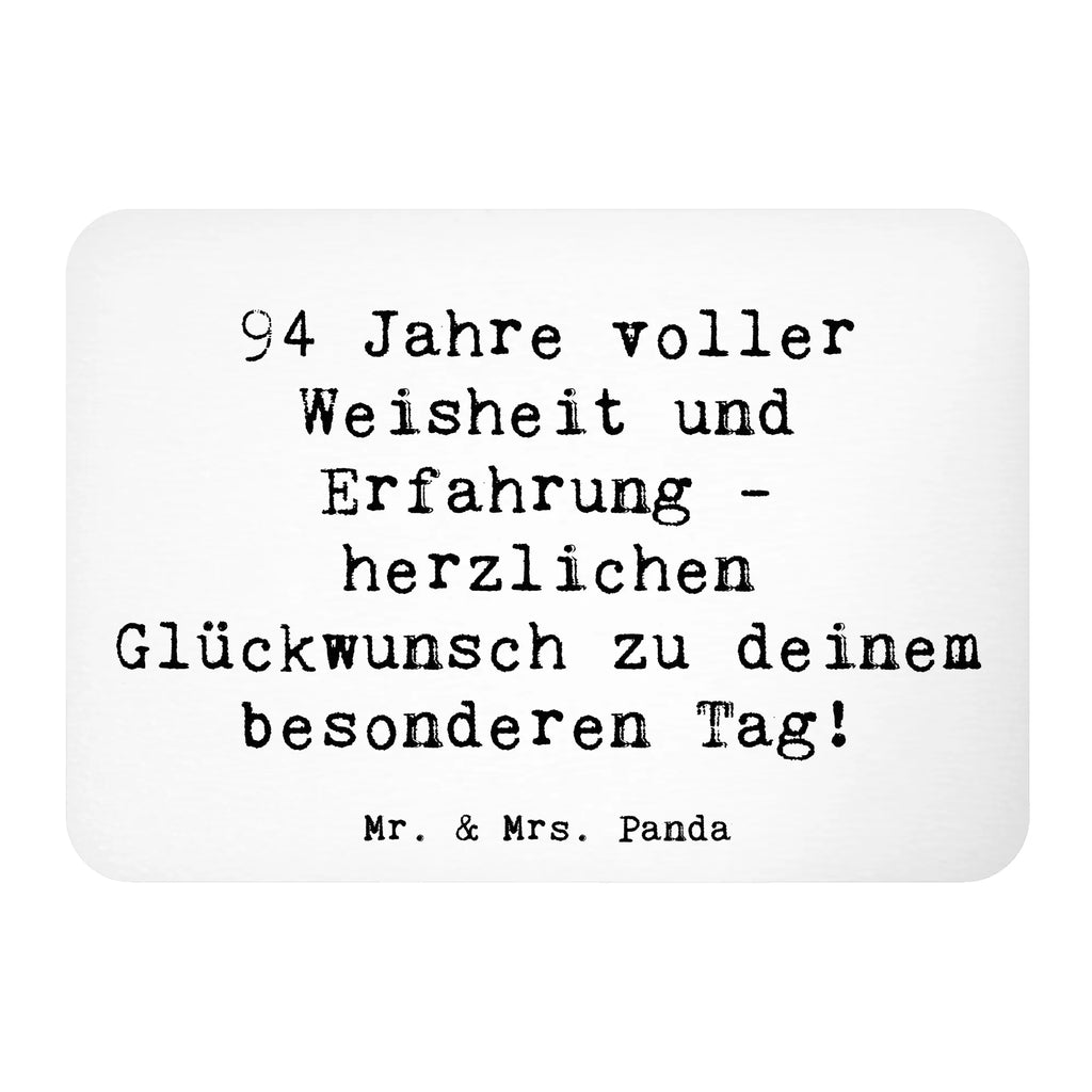 Magnet Spruch 94. Geburtstag Kühlschrankmagnet, Pinnwandmagnet, Souvenir Magnet, Motivmagnete, Dekomagnet, Whiteboard Magnet, Notiz Magnet, Kühlschrank Dekoration, Geburtstag, Geburtstagsgeschenk, Geschenk