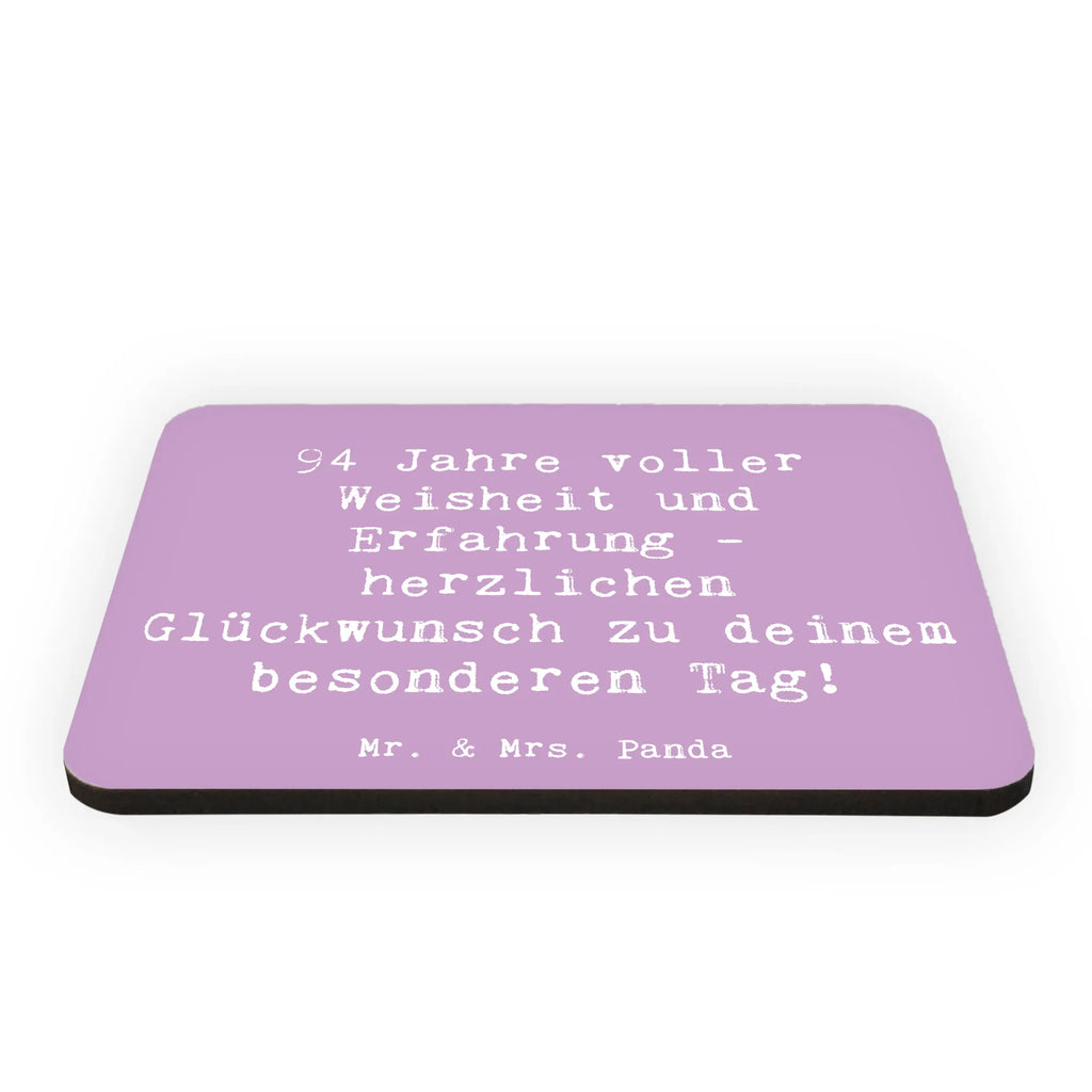 Magnet Spruch 94. Geburtstag Kühlschrankmagnet, Pinnwandmagnet, Souvenir Magnet, Motivmagnete, Dekomagnet, Whiteboard Magnet, Notiz Magnet, Kühlschrank Dekoration, Geburtstag, Geburtstagsgeschenk, Geschenk