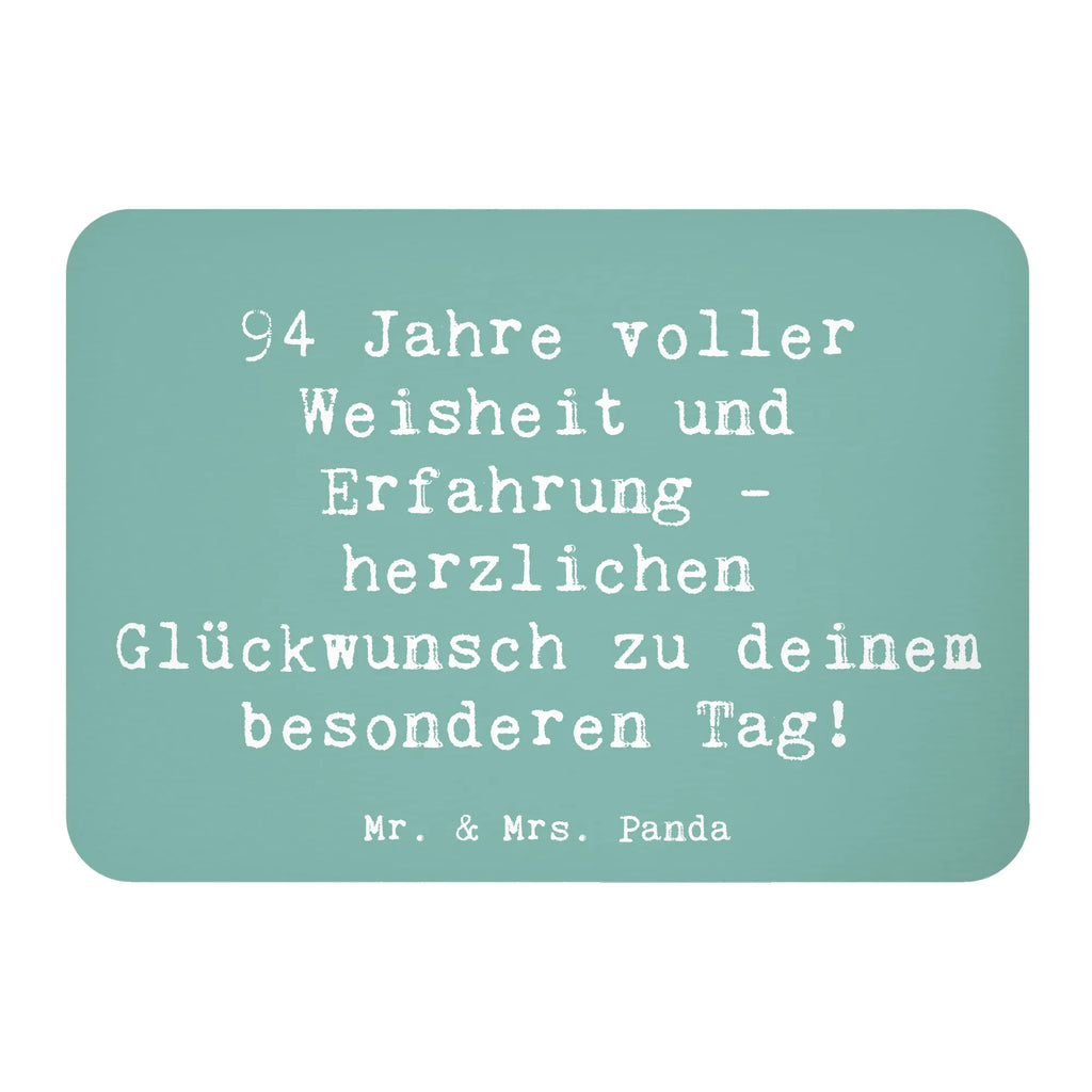 Magnet Spruch 94. Geburtstag Kühlschrankmagnet, Pinnwandmagnet, Souvenir Magnet, Motivmagnete, Dekomagnet, Whiteboard Magnet, Notiz Magnet, Kühlschrank Dekoration, Geburtstag, Geburtstagsgeschenk, Geschenk