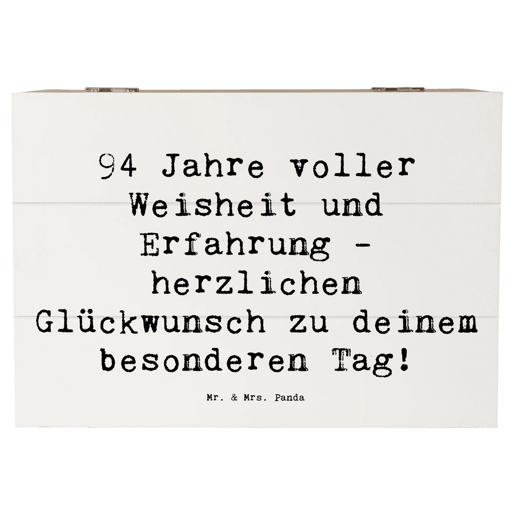 Holzkiste Spruch 94. Geburtstag Holzkiste, Kiste, Schatzkiste, Truhe, Schatulle, XXL, Erinnerungsbox, Erinnerungskiste, Dekokiste, Aufbewahrungsbox, Geschenkbox, Geschenkdose, Geburtstag, Geburtstagsgeschenk, Geschenk