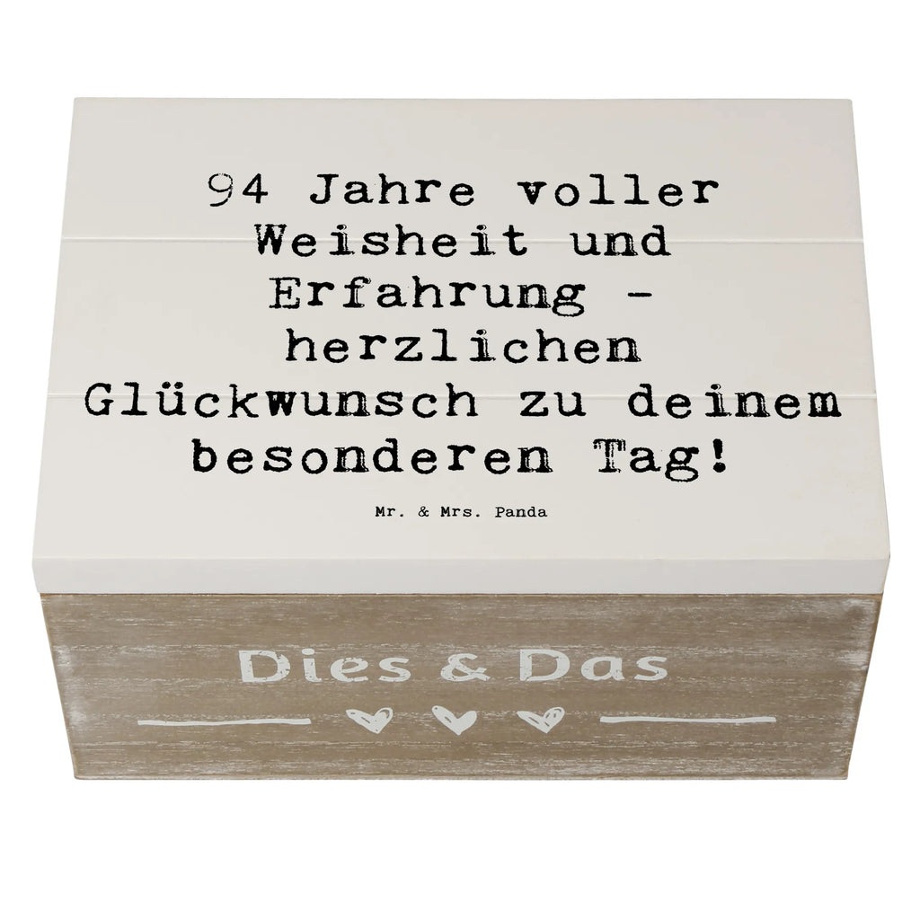 Holzkiste Spruch 94. Geburtstag Holzkiste, Kiste, Schatzkiste, Truhe, Schatulle, XXL, Erinnerungsbox, Erinnerungskiste, Dekokiste, Aufbewahrungsbox, Geschenkbox, Geschenkdose, Geburtstag, Geburtstagsgeschenk, Geschenk