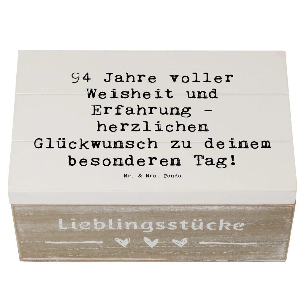 Holzkiste Spruch 94. Geburtstag Holzkiste, Kiste, Schatzkiste, Truhe, Schatulle, XXL, Erinnerungsbox, Erinnerungskiste, Dekokiste, Aufbewahrungsbox, Geschenkbox, Geschenkdose, Geburtstag, Geburtstagsgeschenk, Geschenk