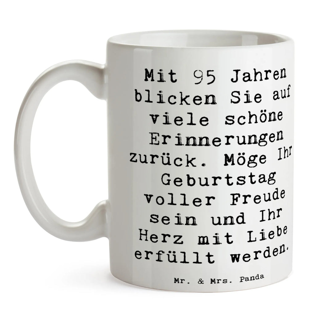 Tasse Spruch 95. Geburtstag Erinnerungen Tasse, Kaffeetasse, Teetasse, Becher, Kaffeebecher, Teebecher, Keramiktasse, Porzellantasse, Büro Tasse, Geschenk Tasse, Tasse Sprüche, Tasse Motive, Kaffeetassen, Tasse bedrucken, Designer Tasse, Cappuccino Tassen, Schöne Teetassen, Geburtstag, Geburtstagsgeschenk, Geschenk