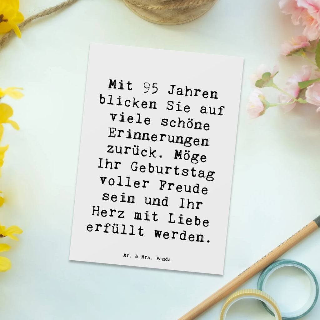 Postkarte Spruch 95. Geburtstag Erinnerungen Postkarte, Karte, Geschenkkarte, Grußkarte, Einladung, Ansichtskarte, Geburtstagskarte, Einladungskarte, Dankeskarte, Ansichtskarten, Einladung Geburtstag, Einladungskarten Geburtstag, Geburtstag, Geburtstagsgeschenk, Geschenk