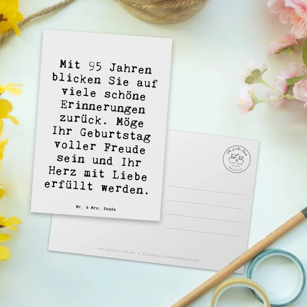 Postkarte Spruch 95. Geburtstag Erinnerungen Postkarte, Karte, Geschenkkarte, Grußkarte, Einladung, Ansichtskarte, Geburtstagskarte, Einladungskarte, Dankeskarte, Ansichtskarten, Einladung Geburtstag, Einladungskarten Geburtstag, Geburtstag, Geburtstagsgeschenk, Geschenk