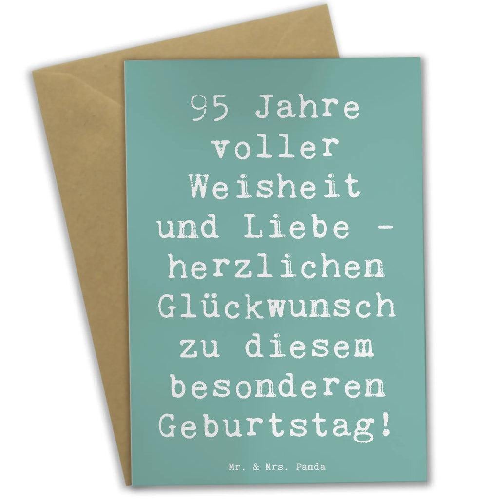 Grußkarte Spruch 95. Geburtstag Weisheit Liebe Grußkarte, Klappkarte, Einladungskarte, Glückwunschkarte, Hochzeitskarte, Geburtstagskarte, Karte, Ansichtskarten, Geburtstag, Geburtstagsgeschenk, Geschenk