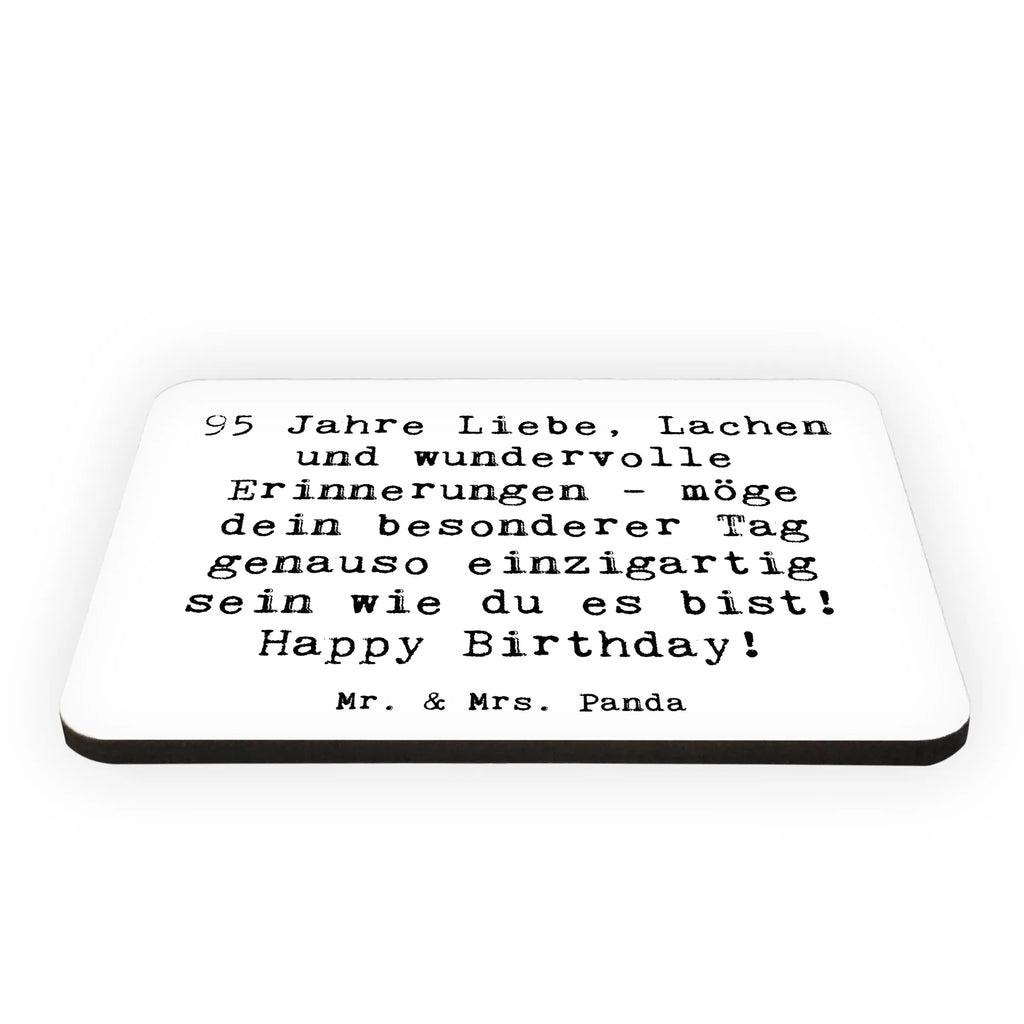 Magnet Spruch 95. Geburtstag Kühlschrankmagnet, Pinnwandmagnet, Souvenir Magnet, Motivmagnete, Dekomagnet, Whiteboard Magnet, Notiz Magnet, Kühlschrank Dekoration, Geburtstag, Geburtstagsgeschenk, Geschenk