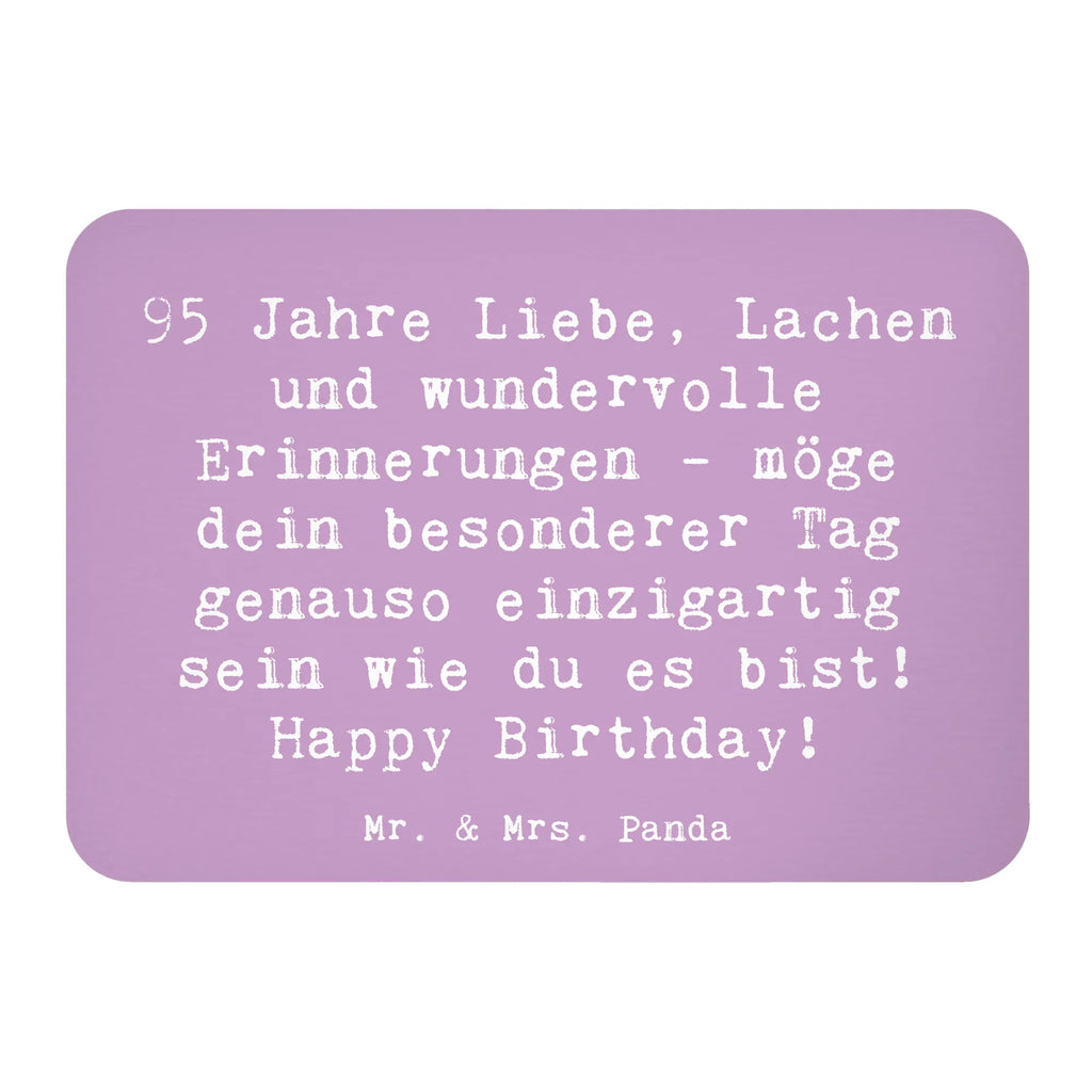 Magnet Spruch 95. Geburtstag Kühlschrankmagnet, Pinnwandmagnet, Souvenir Magnet, Motivmagnete, Dekomagnet, Whiteboard Magnet, Notiz Magnet, Kühlschrank Dekoration, Geburtstag, Geburtstagsgeschenk, Geschenk