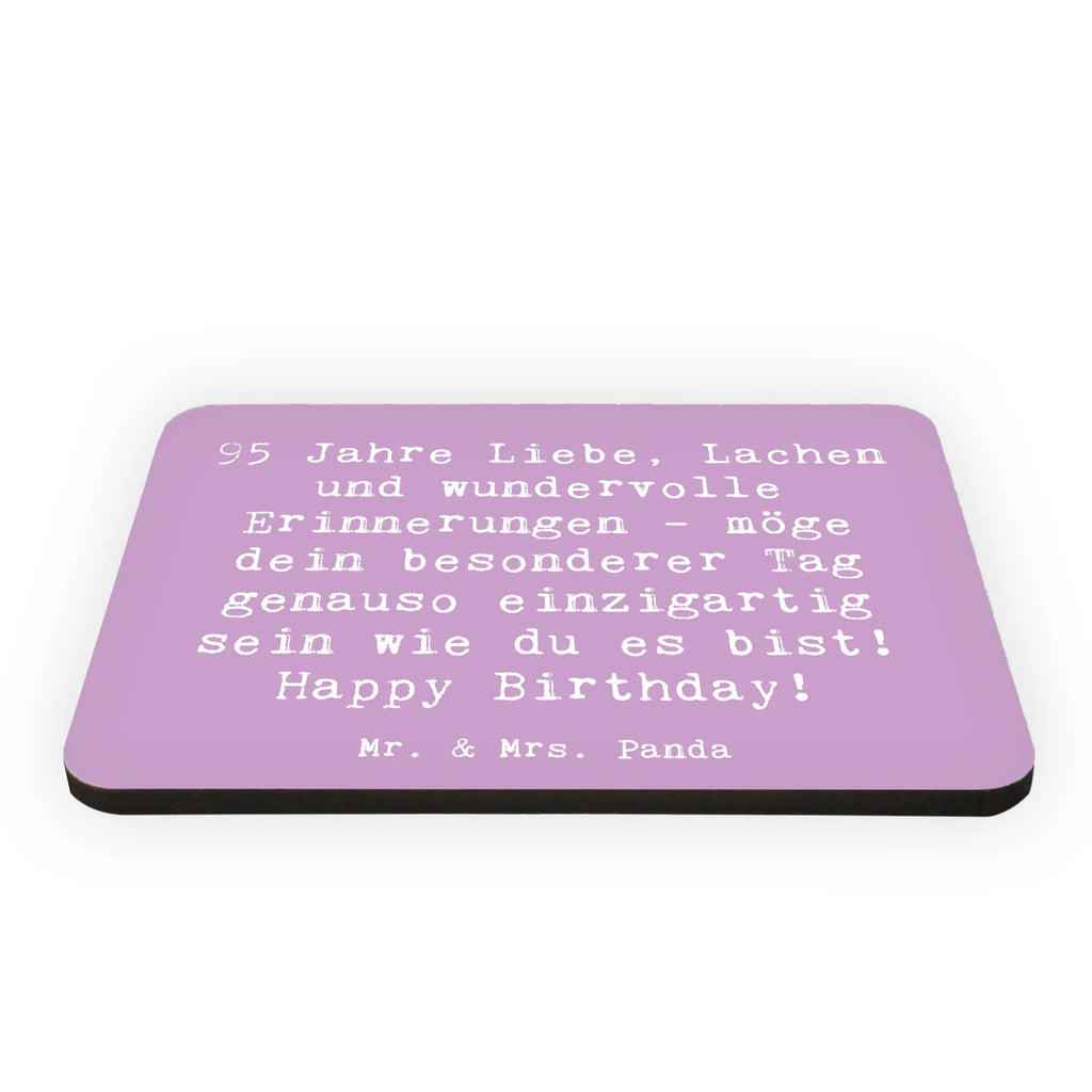 Magnet Spruch 95. Geburtstag Kühlschrankmagnet, Pinnwandmagnet, Souvenir Magnet, Motivmagnete, Dekomagnet, Whiteboard Magnet, Notiz Magnet, Kühlschrank Dekoration, Geburtstag, Geburtstagsgeschenk, Geschenk