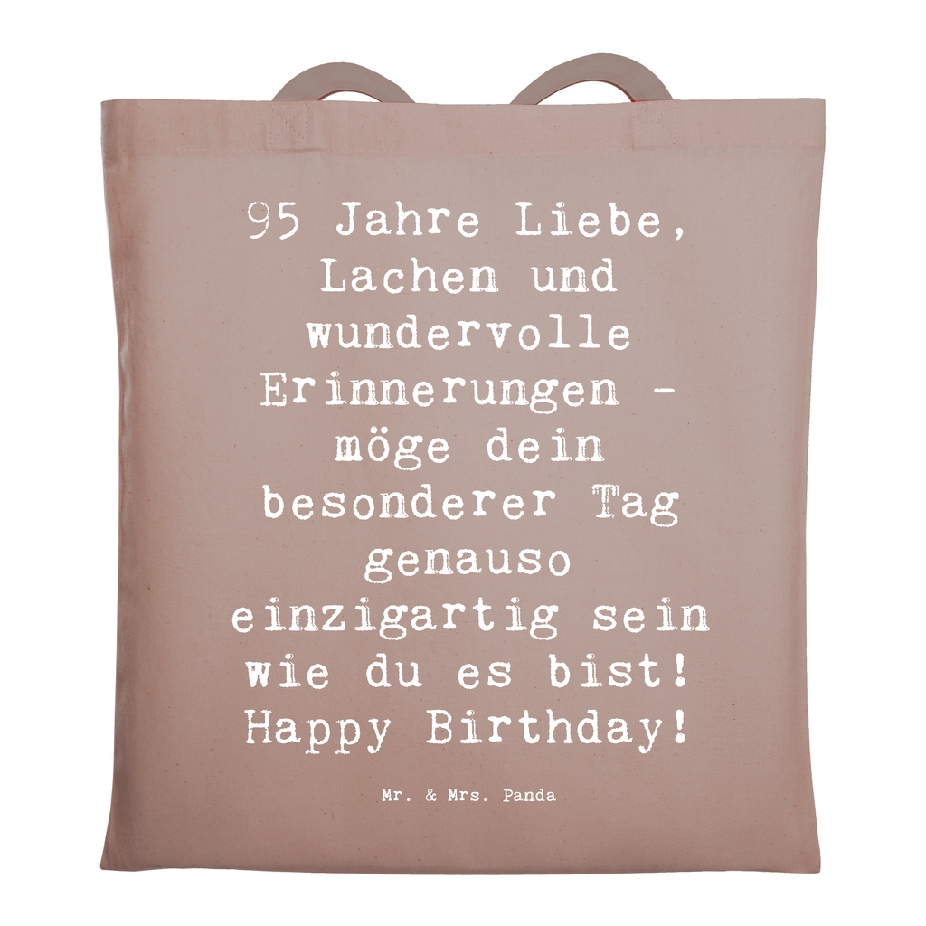 Tragetasche Spruch 95. Geburtstag Beuteltasche, Beutel, Einkaufstasche, Jutebeutel, Stoffbeutel, Tasche, Shopper, Umhängetasche, Strandtasche, Schultertasche, Stofftasche, Tragetasche, Badetasche, Jutetasche, Einkaufstüte, Laptoptasche, Geburtstag, Geburtstagsgeschenk, Geschenk