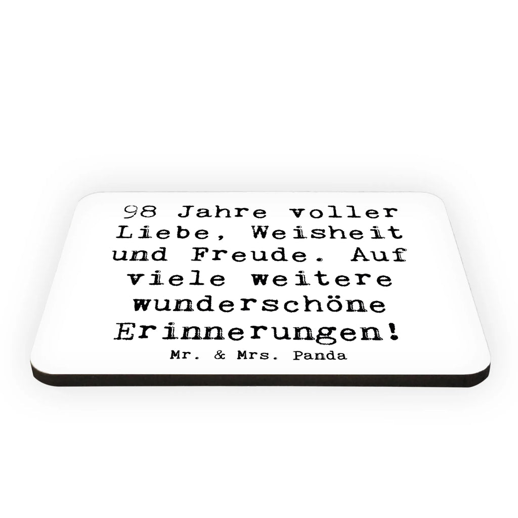 Magnet Spruch 98. Geburtstag Freude Kühlschrankmagnet, Pinnwandmagnet, Souvenir Magnet, Motivmagnete, Dekomagnet, Whiteboard Magnet, Notiz Magnet, Kühlschrank Dekoration, Geburtstag, Geburtstagsgeschenk, Geschenk