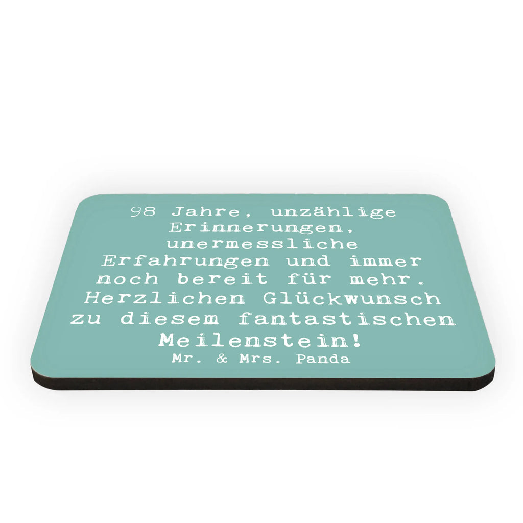 Magnet Spruch 98. Geburtstag Kühlschrankmagnet, Pinnwandmagnet, Souvenir Magnet, Motivmagnete, Dekomagnet, Whiteboard Magnet, Notiz Magnet, Kühlschrank Dekoration, Geburtstag, Geburtstagsgeschenk, Geschenk