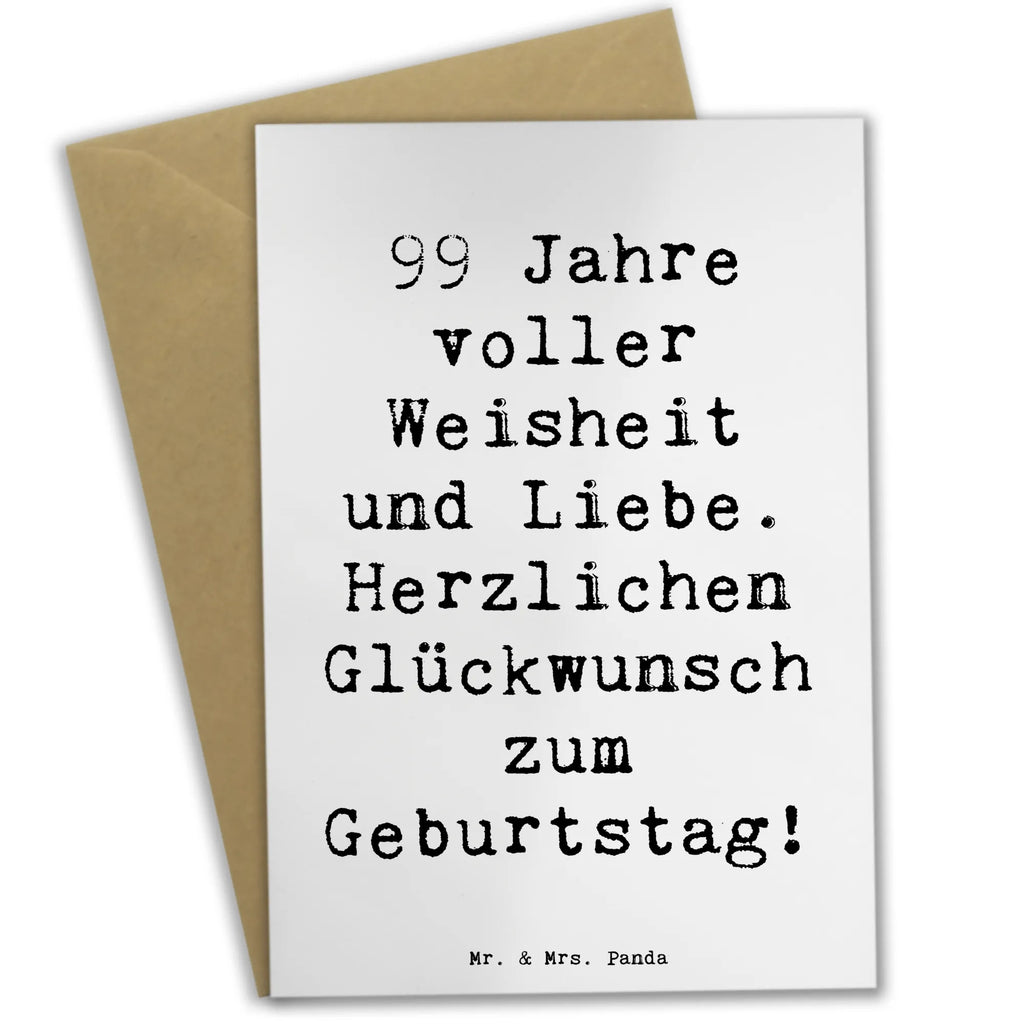 Grußkarte Spruch 99. Geburtstag Grußkarte, Klappkarte, Einladungskarte, Glückwunschkarte, Hochzeitskarte, Geburtstagskarte, Karte, Ansichtskarten, Geburtstag, Geburtstagsgeschenk, Geschenk