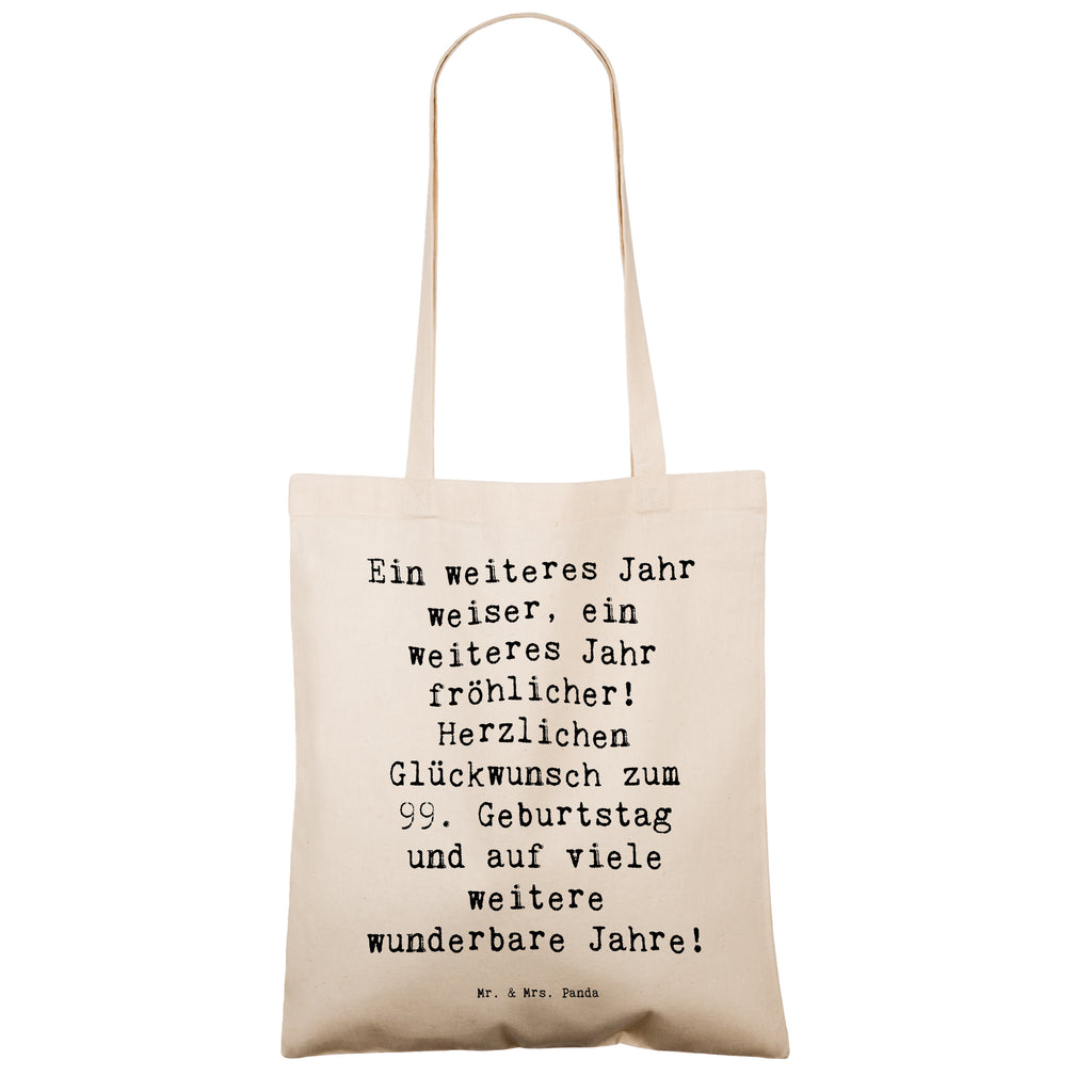 Tragetasche Spruch 99. Geburtstag Freude Beuteltasche, Beutel, Einkaufstasche, Jutebeutel, Stoffbeutel, Tasche, Shopper, Umhängetasche, Strandtasche, Schultertasche, Stofftasche, Tragetasche, Badetasche, Jutetasche, Einkaufstüte, Laptoptasche, Geburtstag, Geburtstagsgeschenk, Geschenk