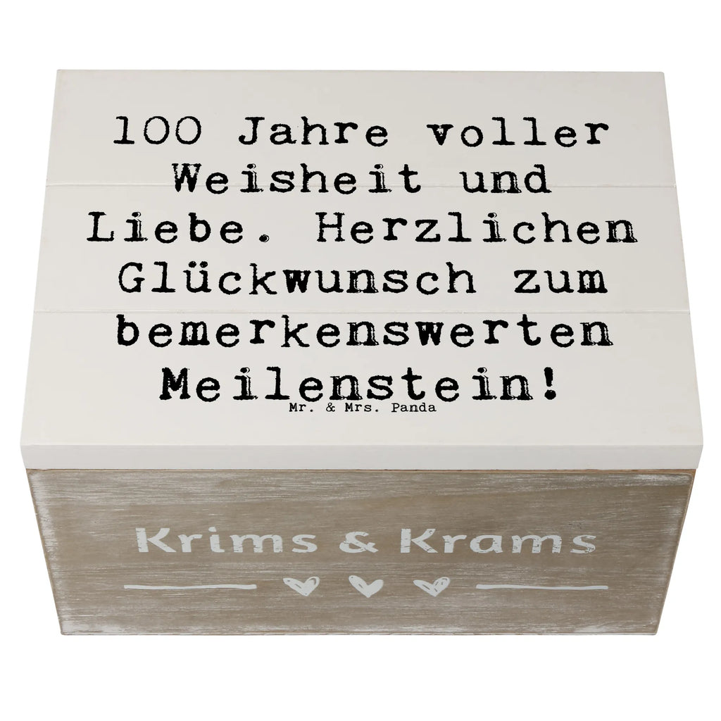 Holzkiste Spruch 100. Geburtstag Holzkiste, Kiste, Schatzkiste, Truhe, Schatulle, XXL, Erinnerungsbox, Erinnerungskiste, Dekokiste, Aufbewahrungsbox, Geschenkbox, Geschenkdose, Geburtstag, Geburtstagsgeschenk, Geschenk