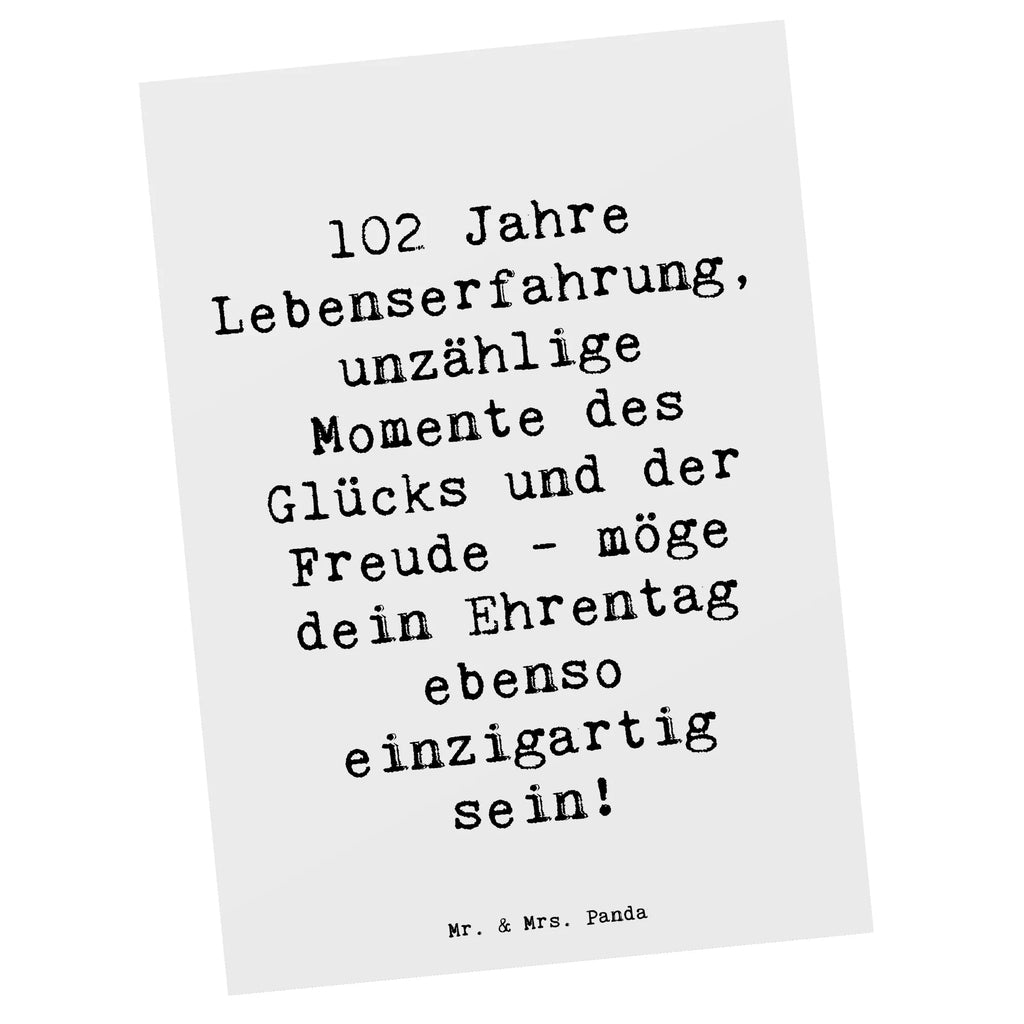 Postkarte Spruch 102. Geburtstag Glück Postkarte, Karte, Geschenkkarte, Grußkarte, Einladung, Ansichtskarte, Geburtstagskarte, Einladungskarte, Dankeskarte, Ansichtskarten, Einladung Geburtstag, Einladungskarten Geburtstag, Geburtstag, Geburtstagsgeschenk, Geschenk