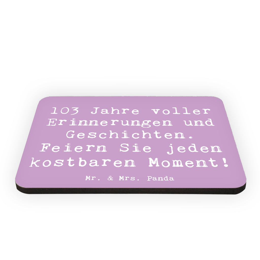 Magnet Spruch 103. Geburtstag Erinnerungen Kühlschrankmagnet, Pinnwandmagnet, Souvenir Magnet, Motivmagnete, Dekomagnet, Whiteboard Magnet, Notiz Magnet, Kühlschrank Dekoration, Geburtstag, Geburtstagsgeschenk, Geschenk